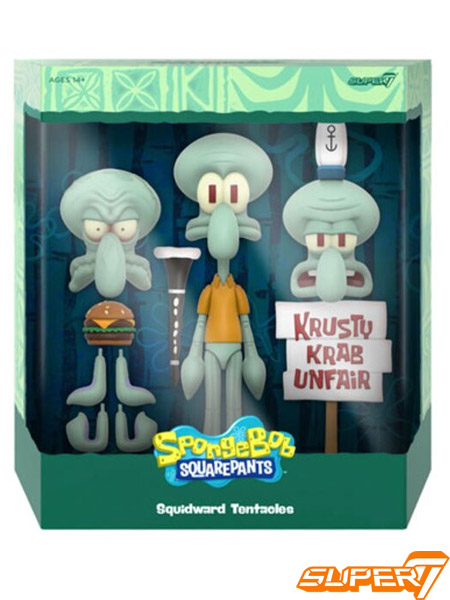 Super 7 SpongeBob SquarePants ULTIMATES! Squidward Tentacles Action Figure